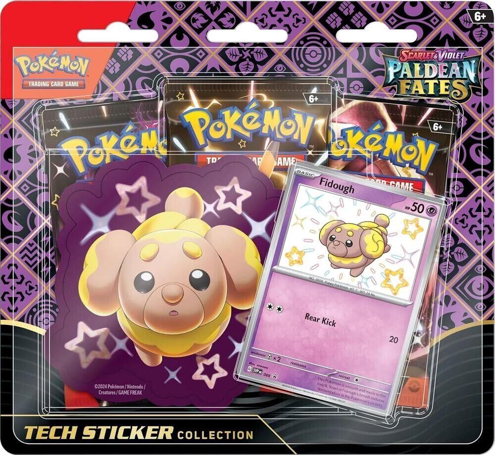 Paldean Fates Tech Sticker Collection – Shiny Fidough
