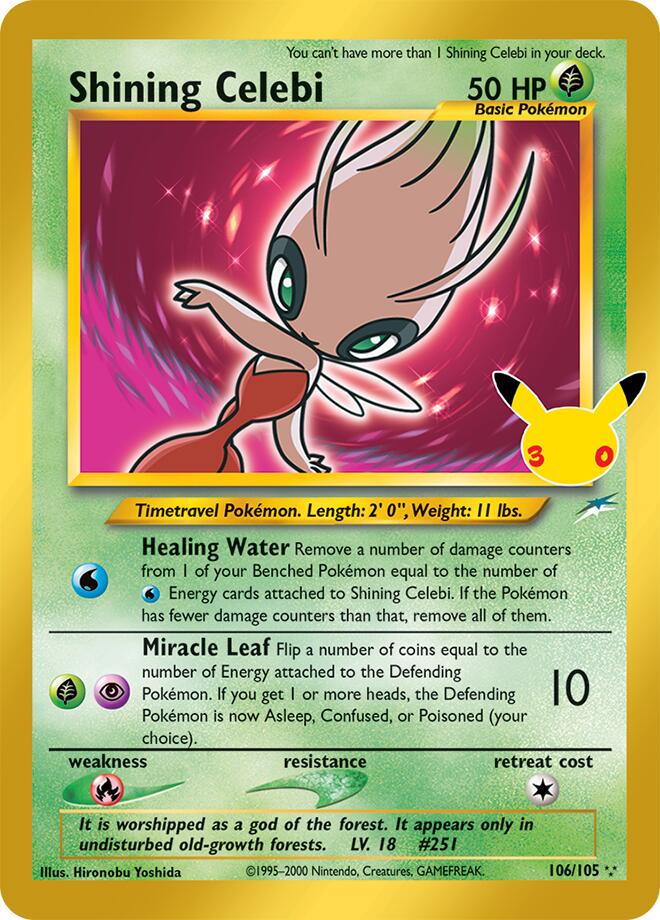 Shining Celebi (30C NDE 106)