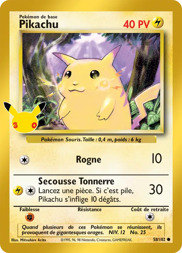 Pikachu (30C BS 58)