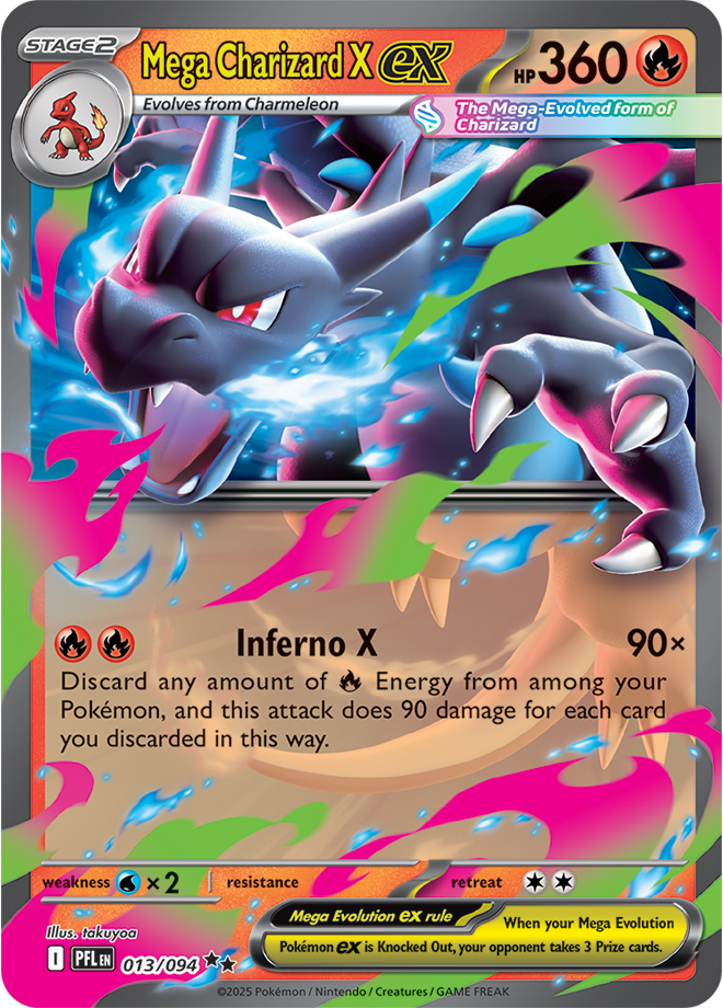 Mega Charizard X ex (PFL 013)