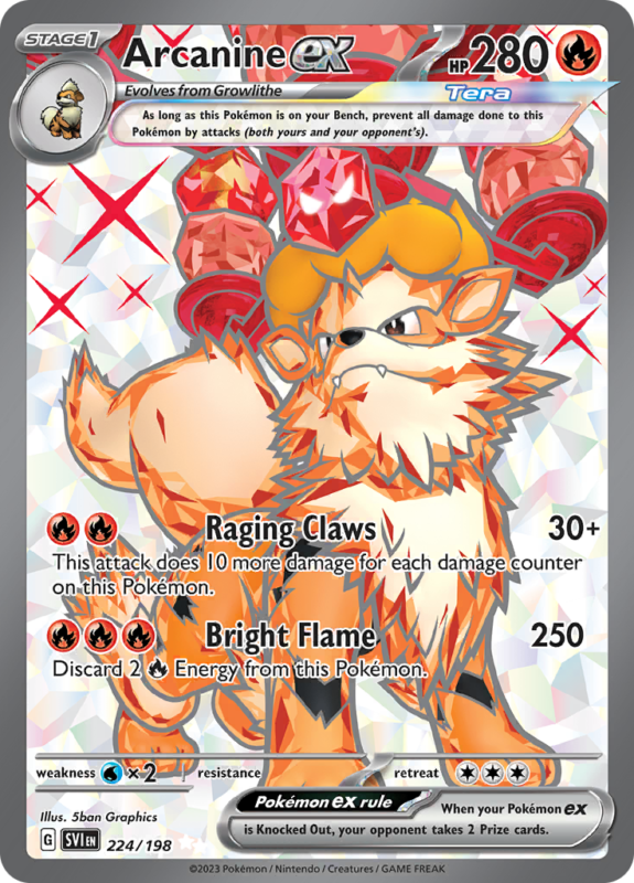 Arcanine ex (SVI 224)