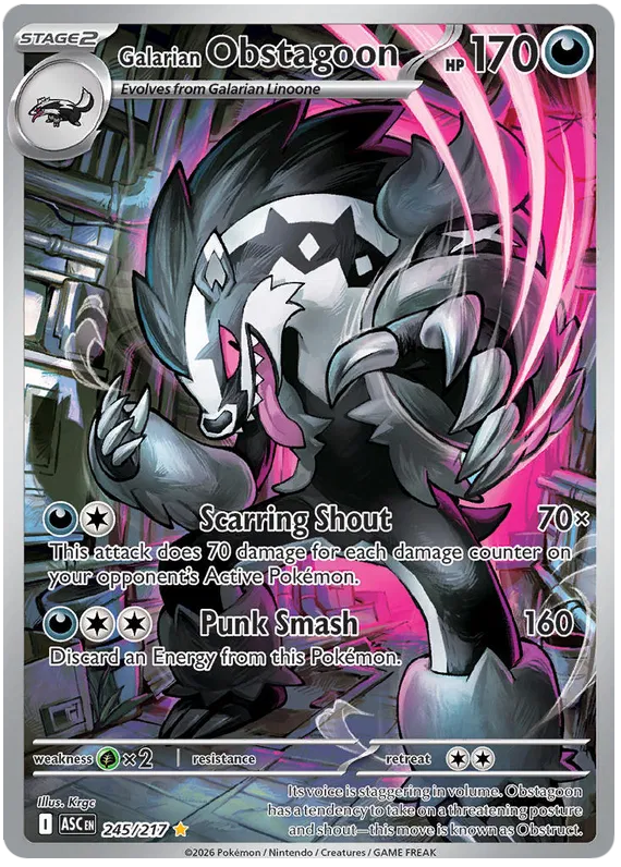 Galarian Obstagoon (ASC 245)