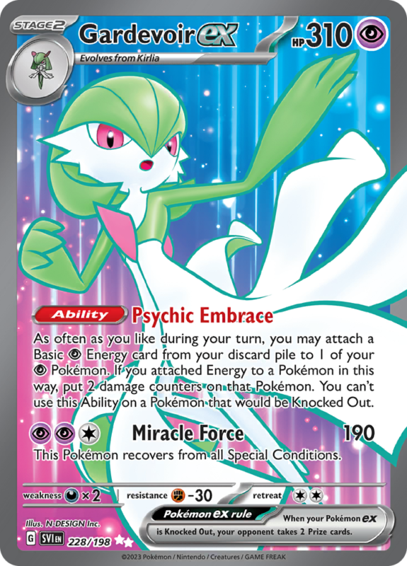 Gardevoir ex (SVI 228)