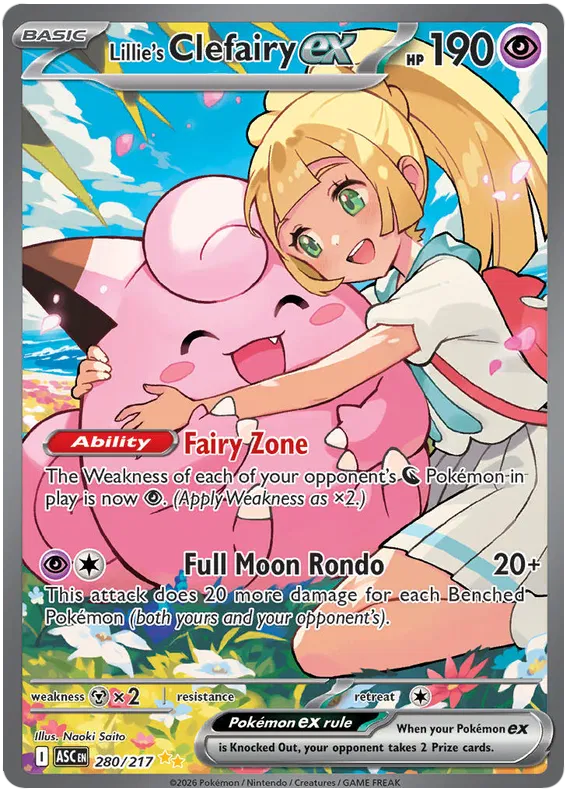 Lillie's Clefairy ex (ASC 280)