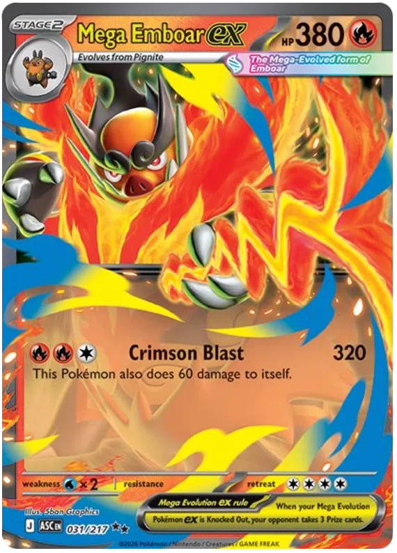 Mega Emboar ex (ASC 031)
