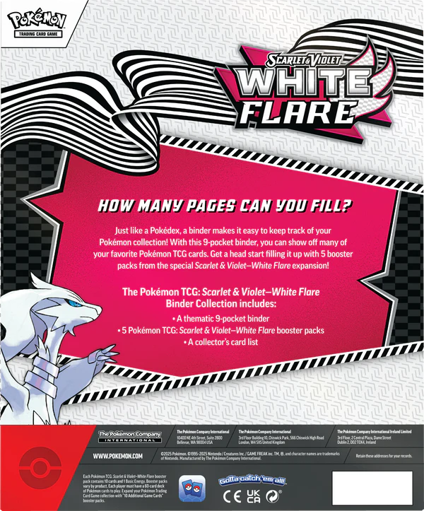 White Flare Binder Collection
