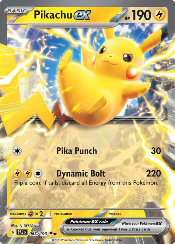 Pikachu ex (PAL 063)