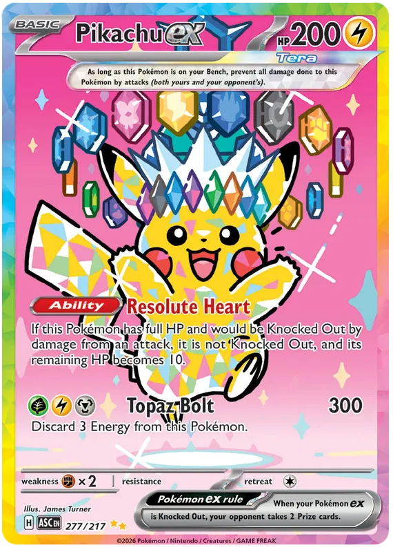 Pikachu ex (ASC 277)