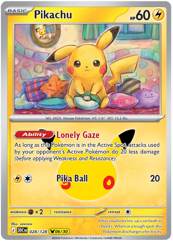Pikachu (30C 028)