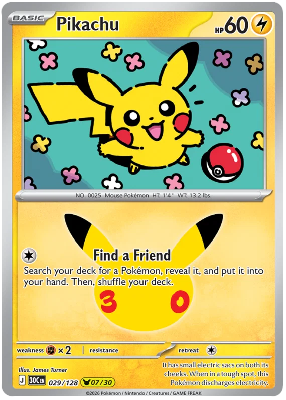 Pikachu (30C 029)