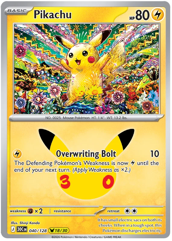 Pikachu (30C 040)