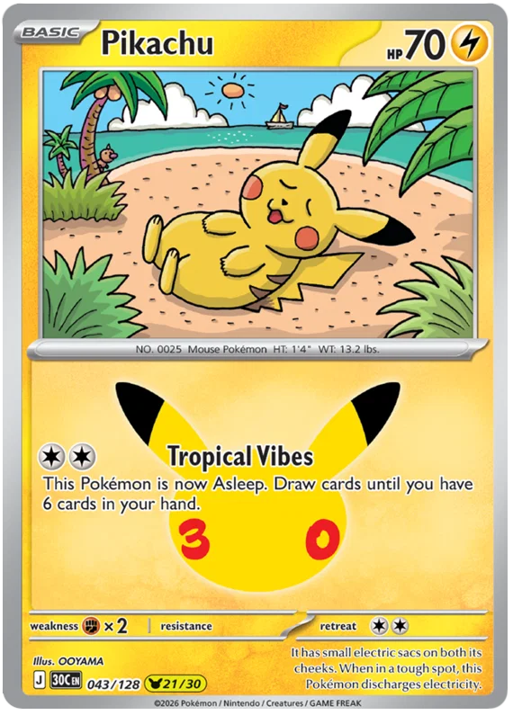 Pikachu (30C 043)