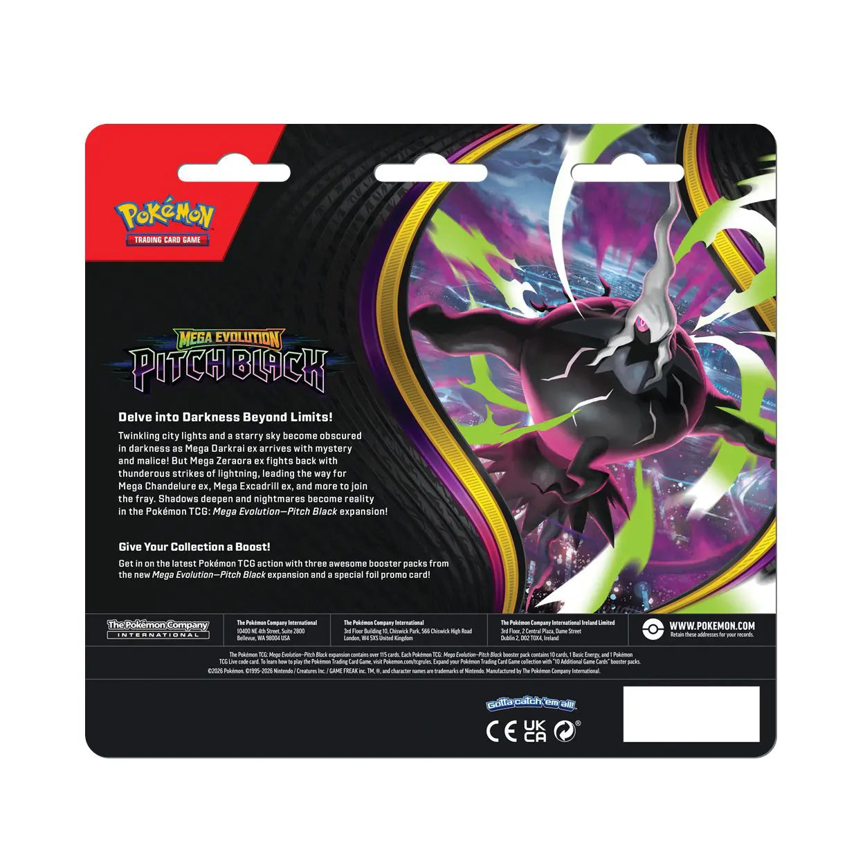 (Pre-order) Pitch Black 3 Pack Blister Binacle