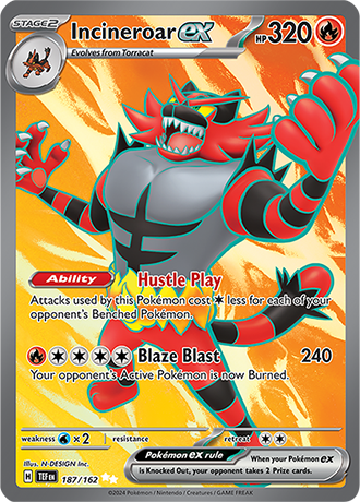 Incineroar ex (TEF 187)