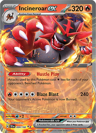 Incineroar ex (TEF 034)