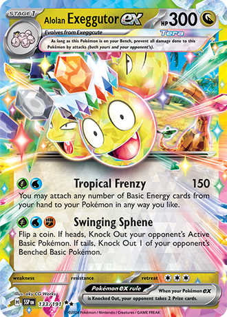Alolan Exeggutor ex (SSP 133)