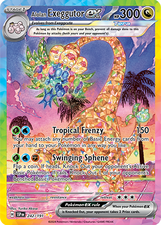 Alolan Exeggutor ex (SSP 242)