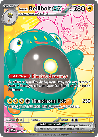 Iono's Bellibolt Ex (JTG 172)