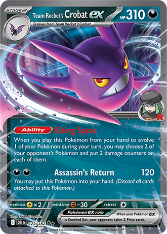 Team Rocket's Crobat ex (DRI 122)