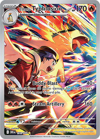 Ethan's Typhlosion (DRI 190)