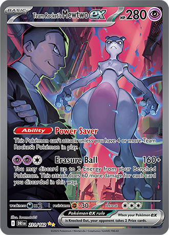 Team Rocket’s Mewtwo ex (DRI 231)