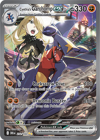 Cynthia's Garchomp ex (DRI 232)