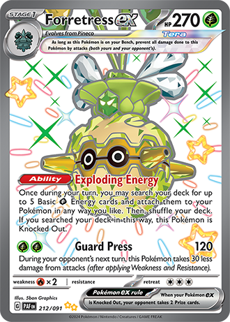 Forretress ex (PAF 212)