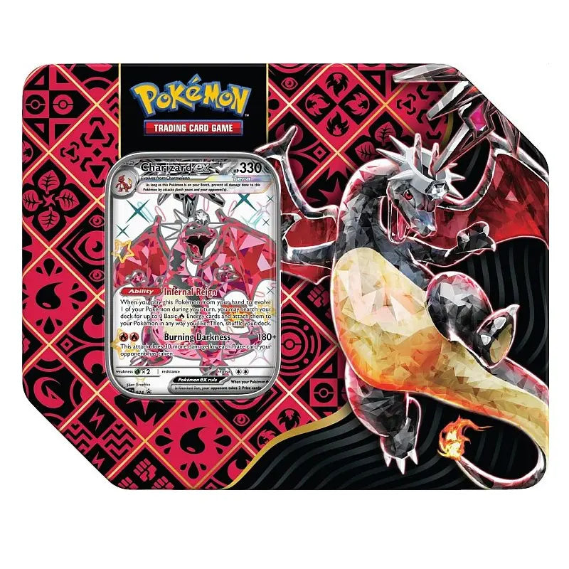 USA Paldean Fates EX Tin Charizard