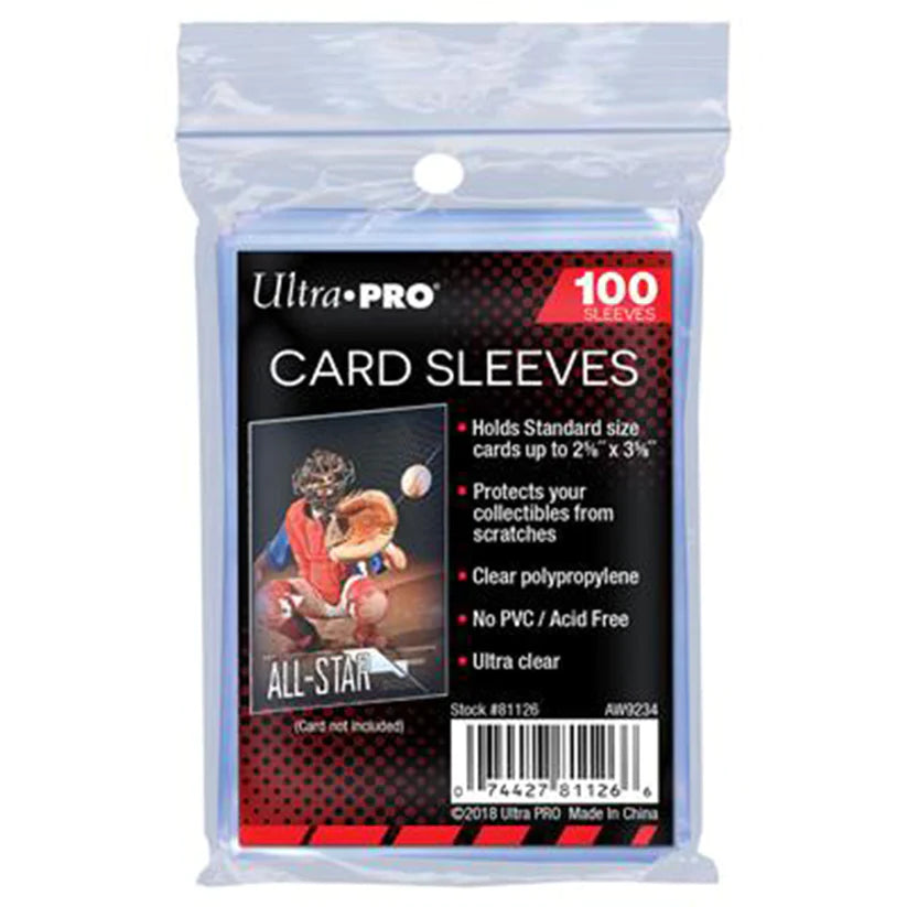 Ultra Pro Blanco Clear Card Sleeves (100 stuks)