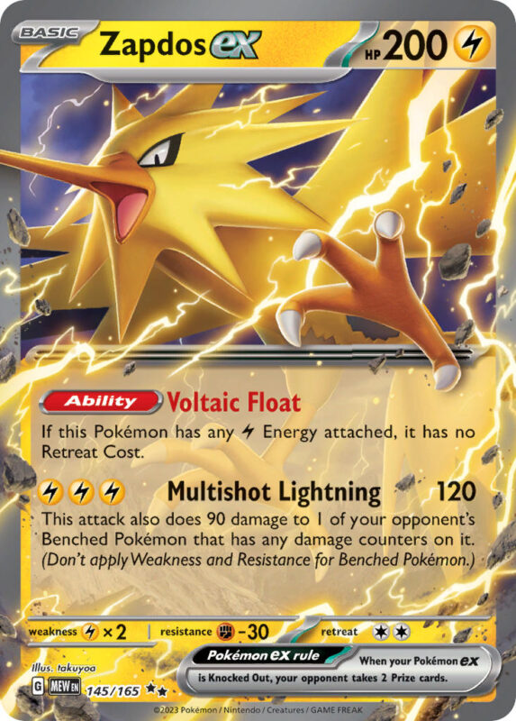 Zapdos ex (MEW 145)