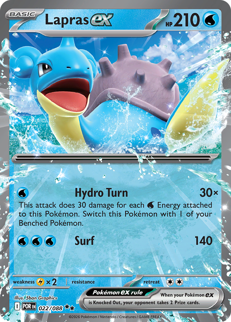 Lapras ex (POR 022)