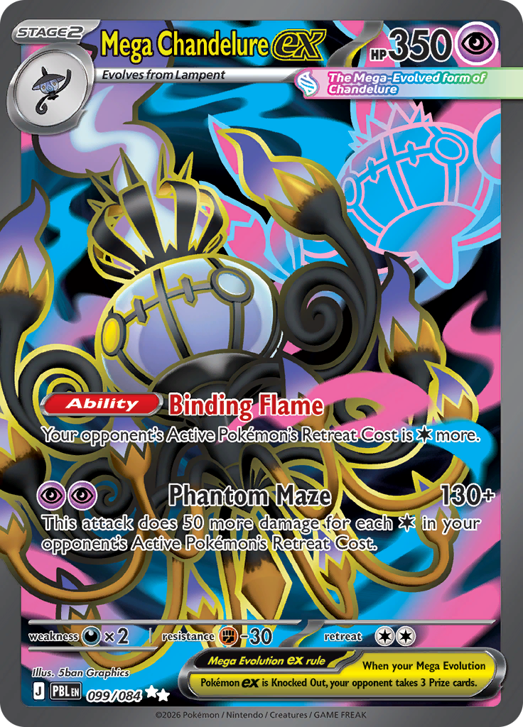 Mega Chandelure ex (PBL 099)