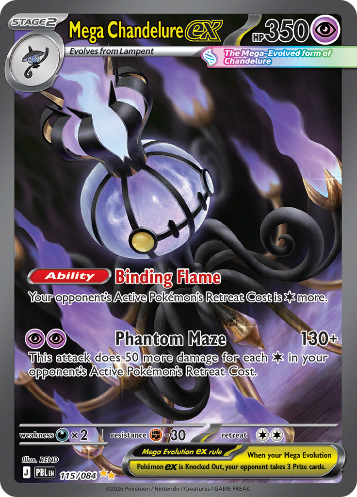 Mega Chandelure ex (PBL 115)