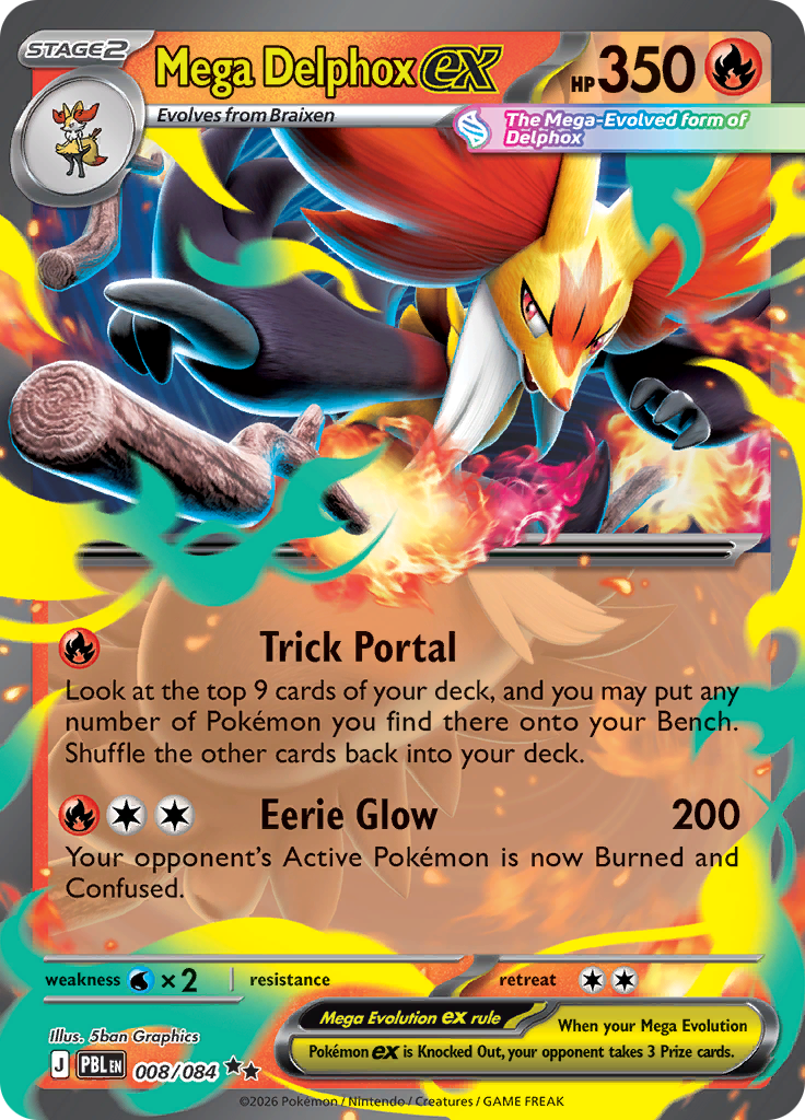 Mega Delphox ex (PBL 008)