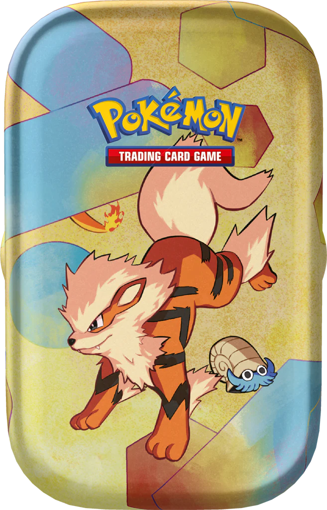 Pokemon Scarlet & Violet 151 Mini Tin Arcanine & Omanyte