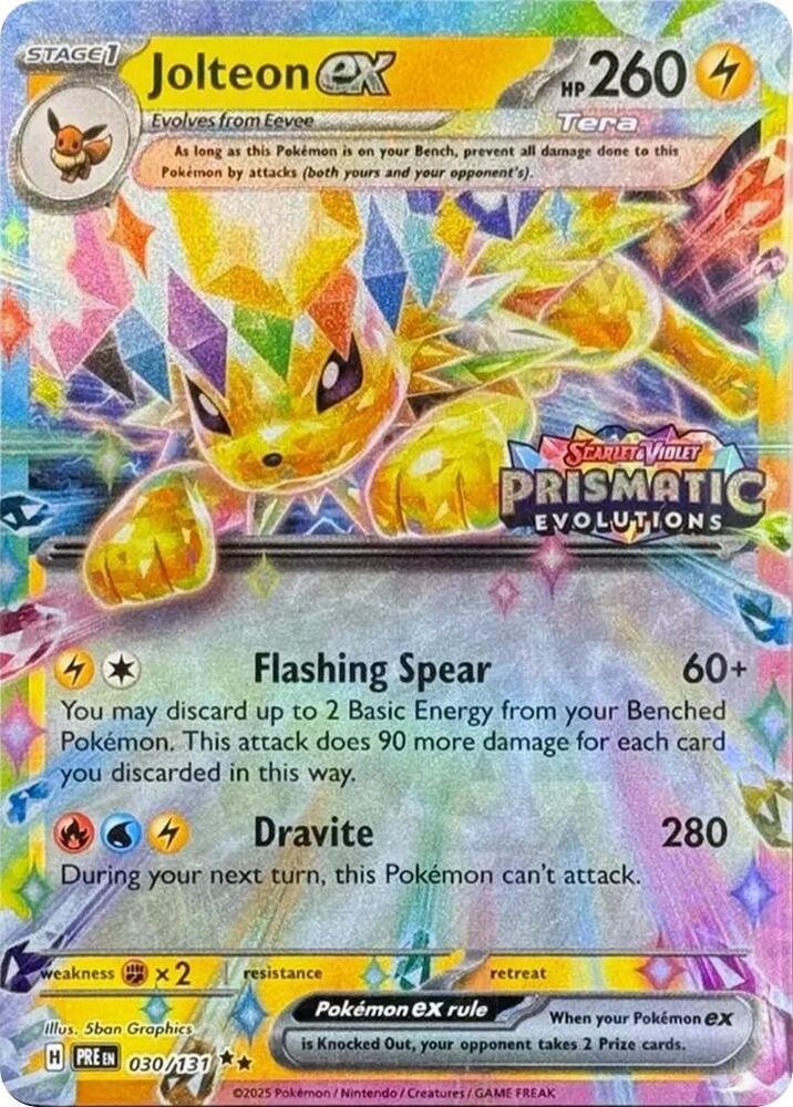 Jolteon ex (xPRE 030)
