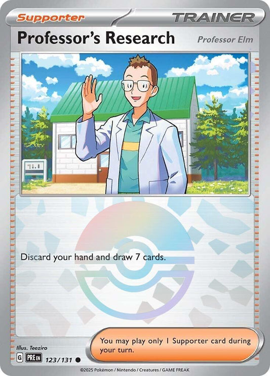 Professor's Research: Professor Elm (Poke Ball 123)