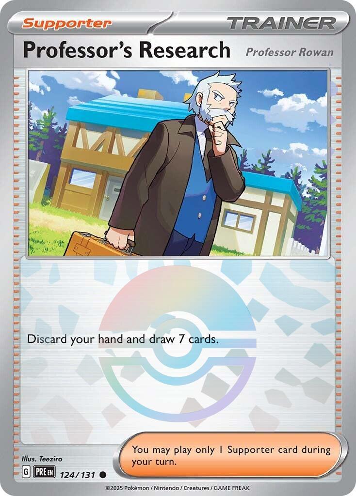 Professor's Research: Professor Rowan (Poke Ball 124)
