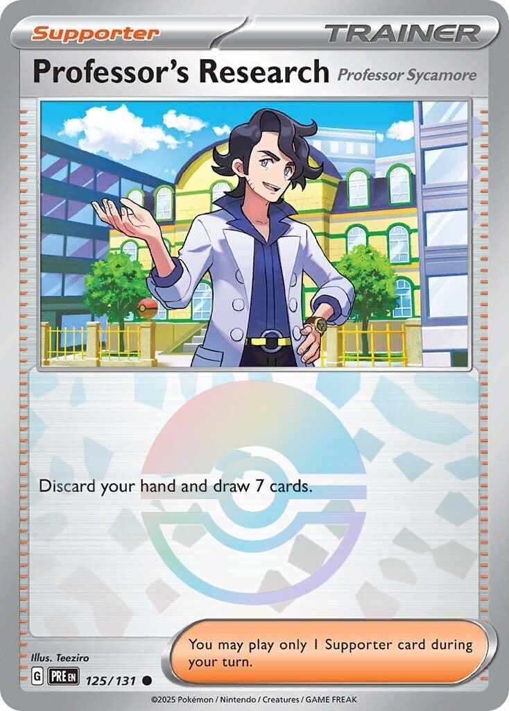 Professor's Research: Professor Sycamore (Poke Ball 125)