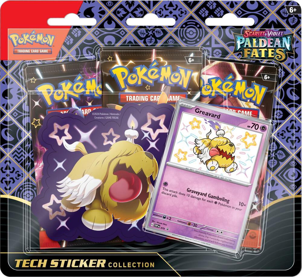 Paldean Fates Tech Sticker Collection – Shiny Greavard