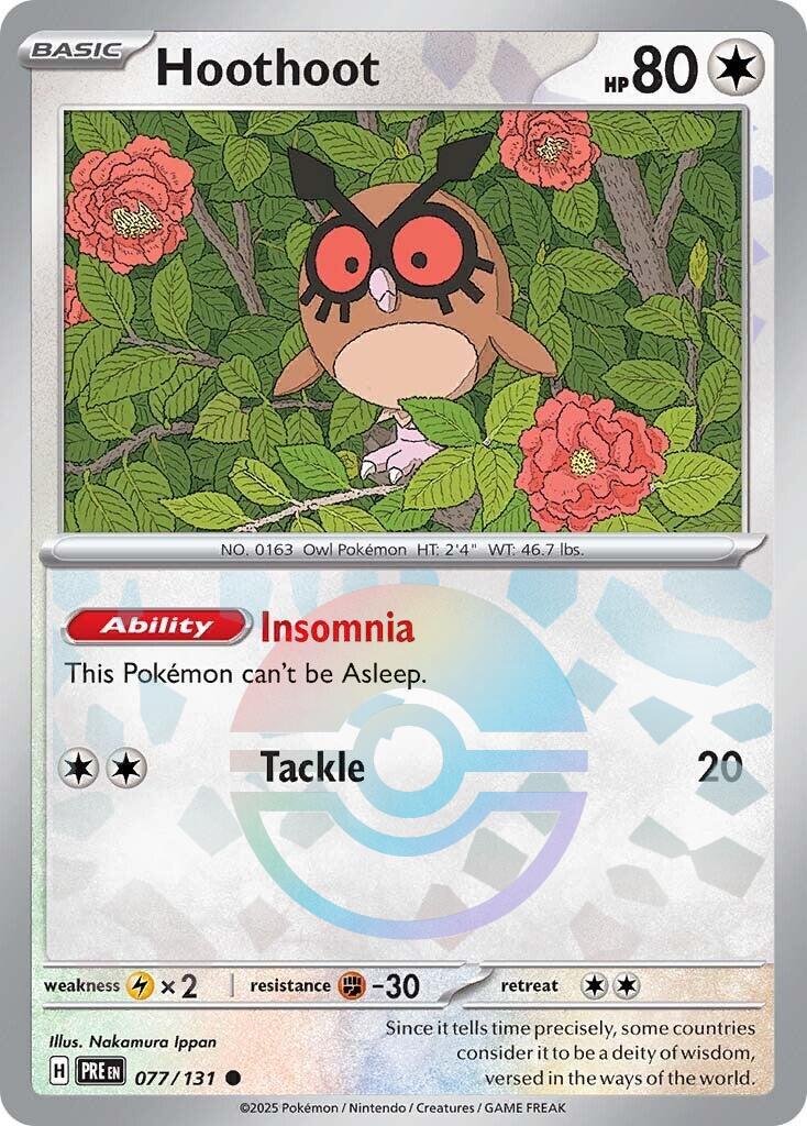 Hoothoot (Poke Ball 077)