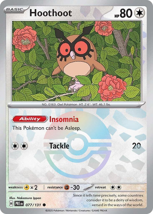 Hoothoot (Poke Ball 077)