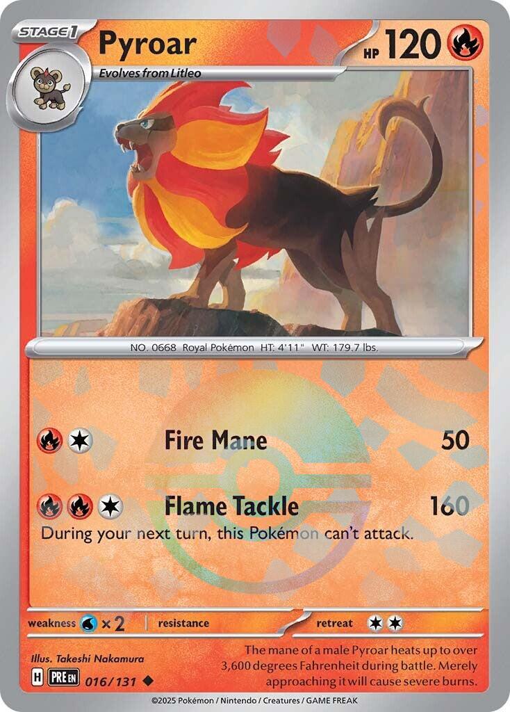 Pyroar (Poke Ball 016)