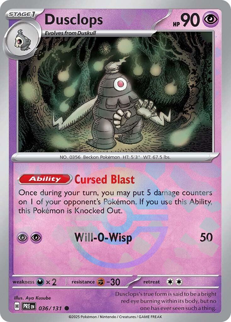 Dusclops (Poke Ball 036)