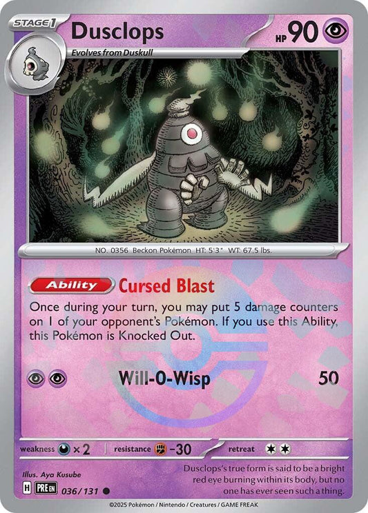 Dusclops (Poke Ball 036)