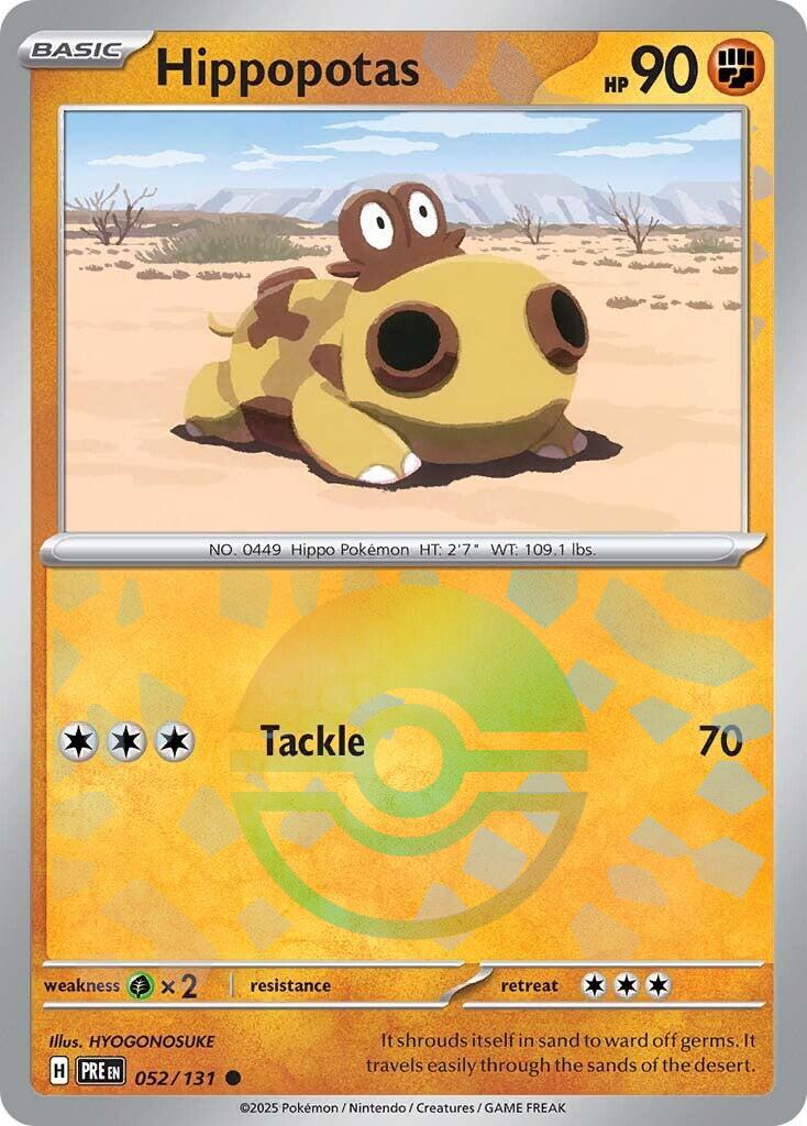 Hippopotas (Poke Ball 052)