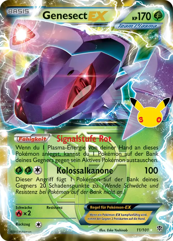 Genesect EX (30C PLB 97)