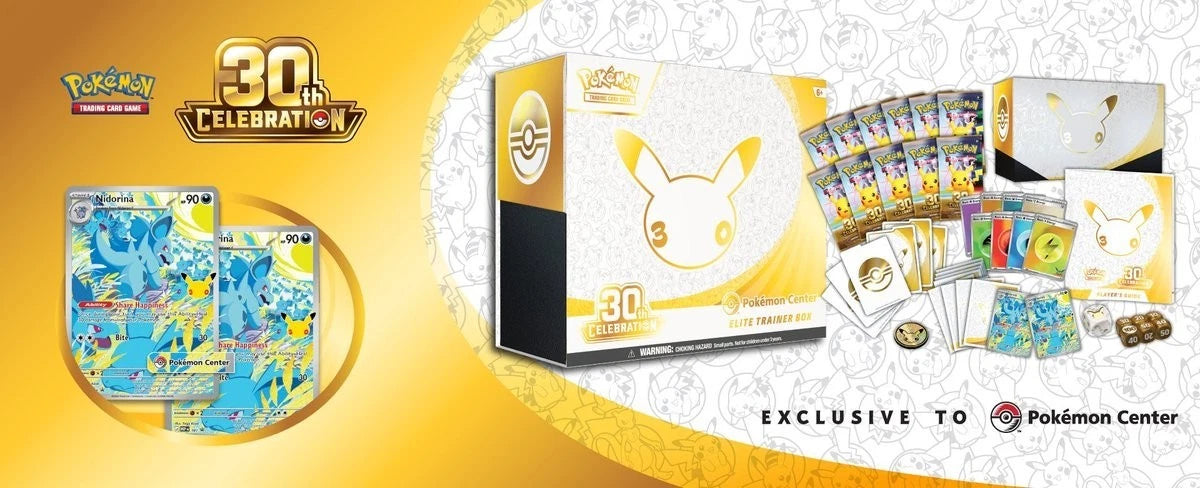 30th Celebration Pokémon Center Elite Trainer Box
