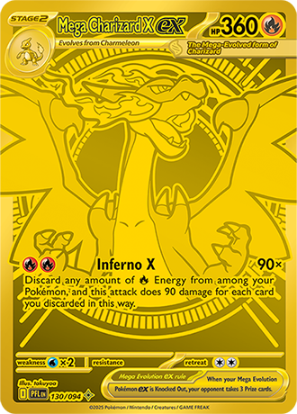 Mega Charizard X ex (PFL 130)