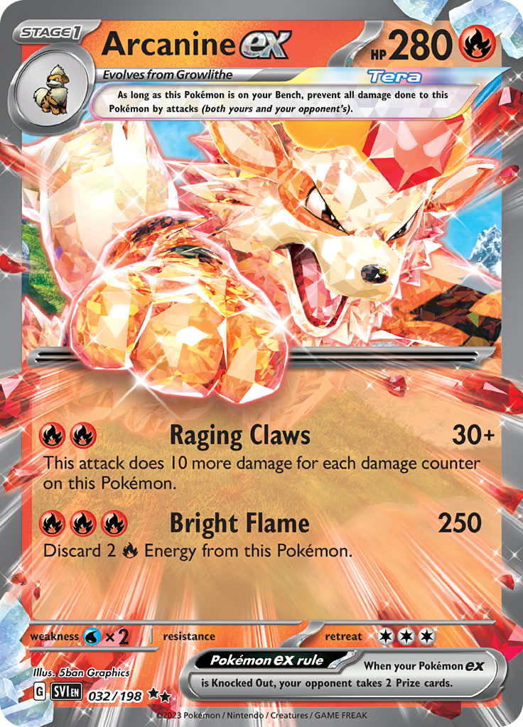 Arcanine ex (SVI 032)
